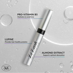 LiLash application step-by-step on upper lash line for easy use