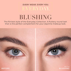 Lilly Lashes applied on eye demonstrating natural enhancement and comfort