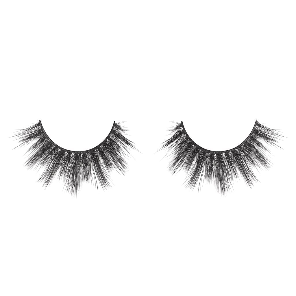 Lilly Lashes before and after eyes showing visible lift and fullness benefit