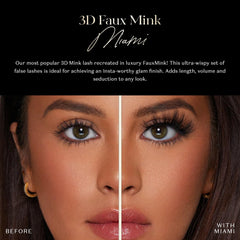 Lilly Lashes close-up of faux mink fibers showing silk-like texture and realism