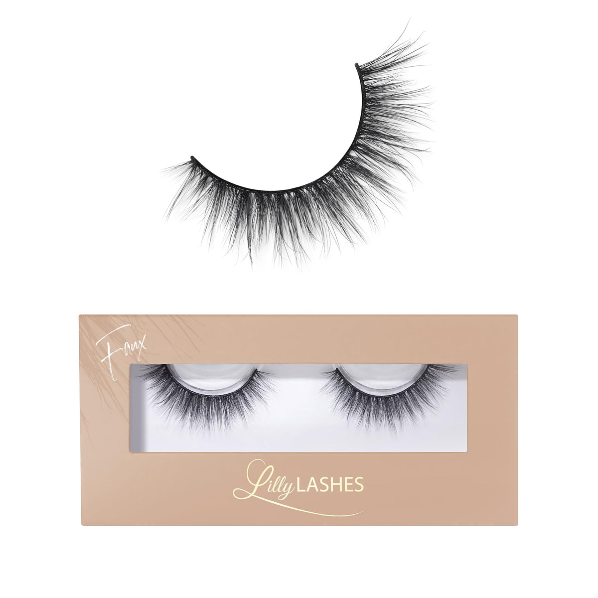 Lilly Lashes front packaging showing natural everyday style for easy selection