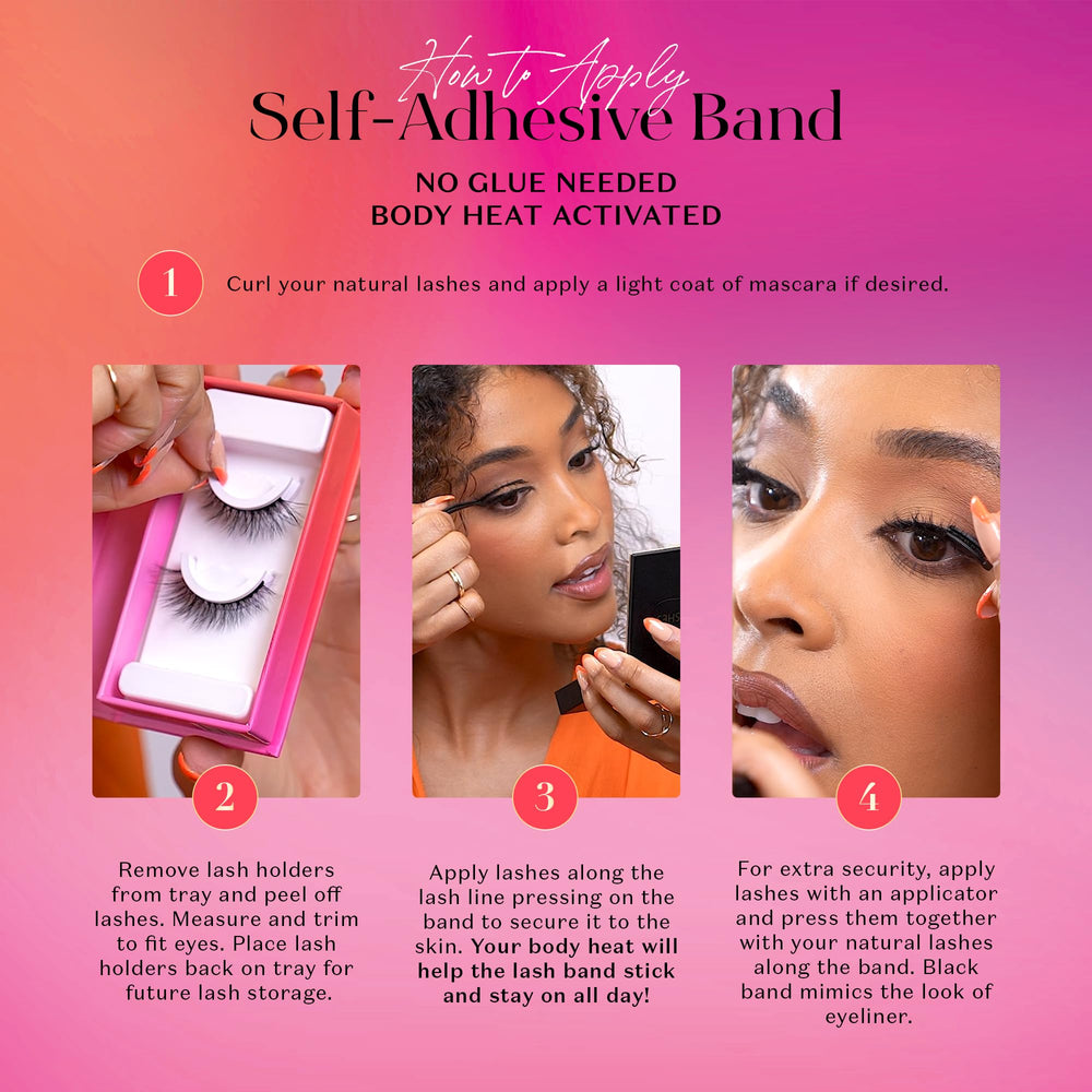Lilly Lashes JetSetter on makeup table lifestyle scene showing quick beauty routine benefit