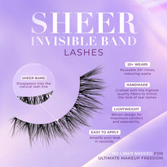 Lilly Lashes macro of faux mink fibers showing soft texture and natural look