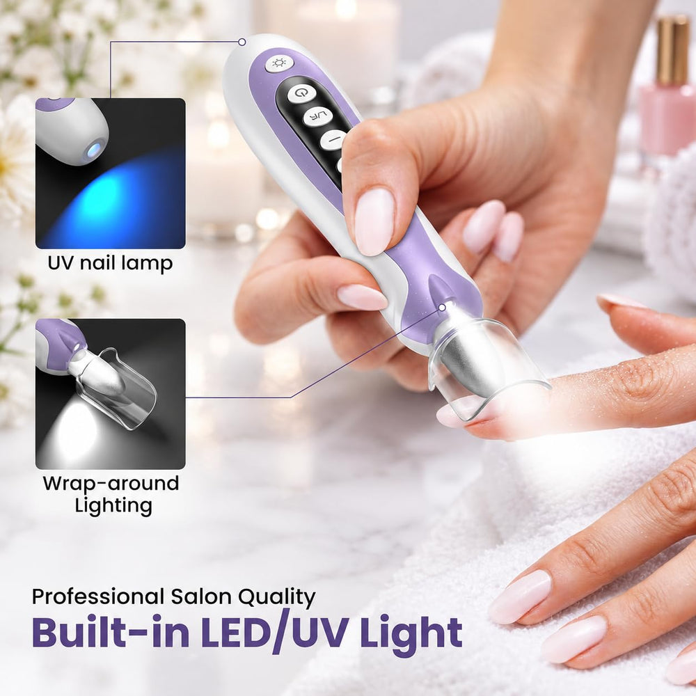 Lilonthy foot care demonstration showing safe thick toenail grinding