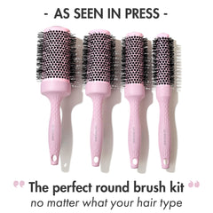 Lily England close-up of bristles highlighting gentle grip and smoother styling benefit