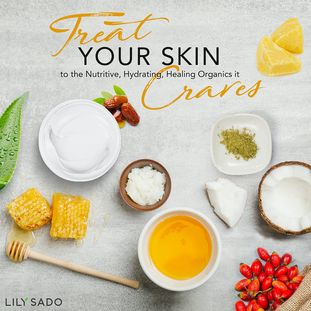 LILY SADO open jar with spoon highlighting hygienic application