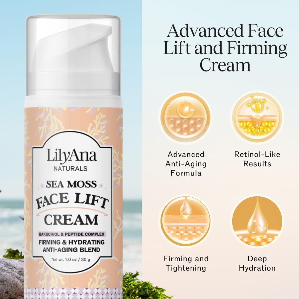LilyAna Naturals 1 oz jar next to coin for size reference and travel-friendly benefit