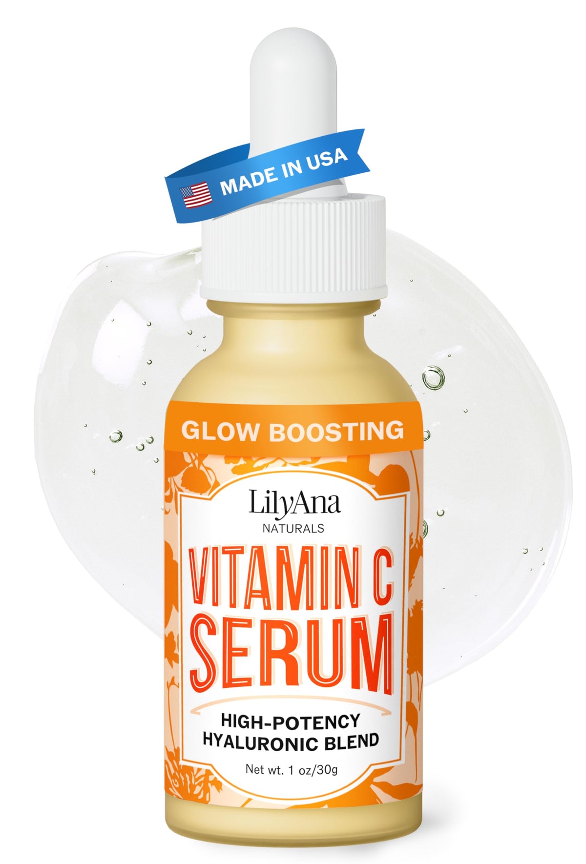 LilyAna Naturals front bottle showing label and size for clear product identification