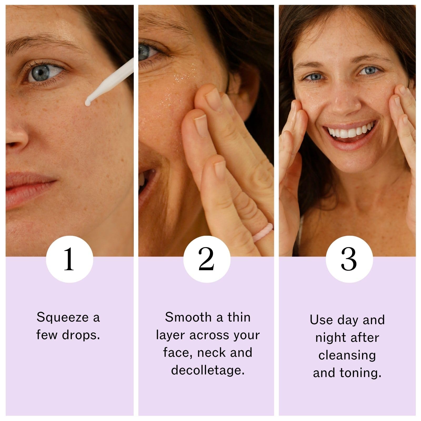 LilyAna Naturals serum staged beside moisturizer to show layering in routine