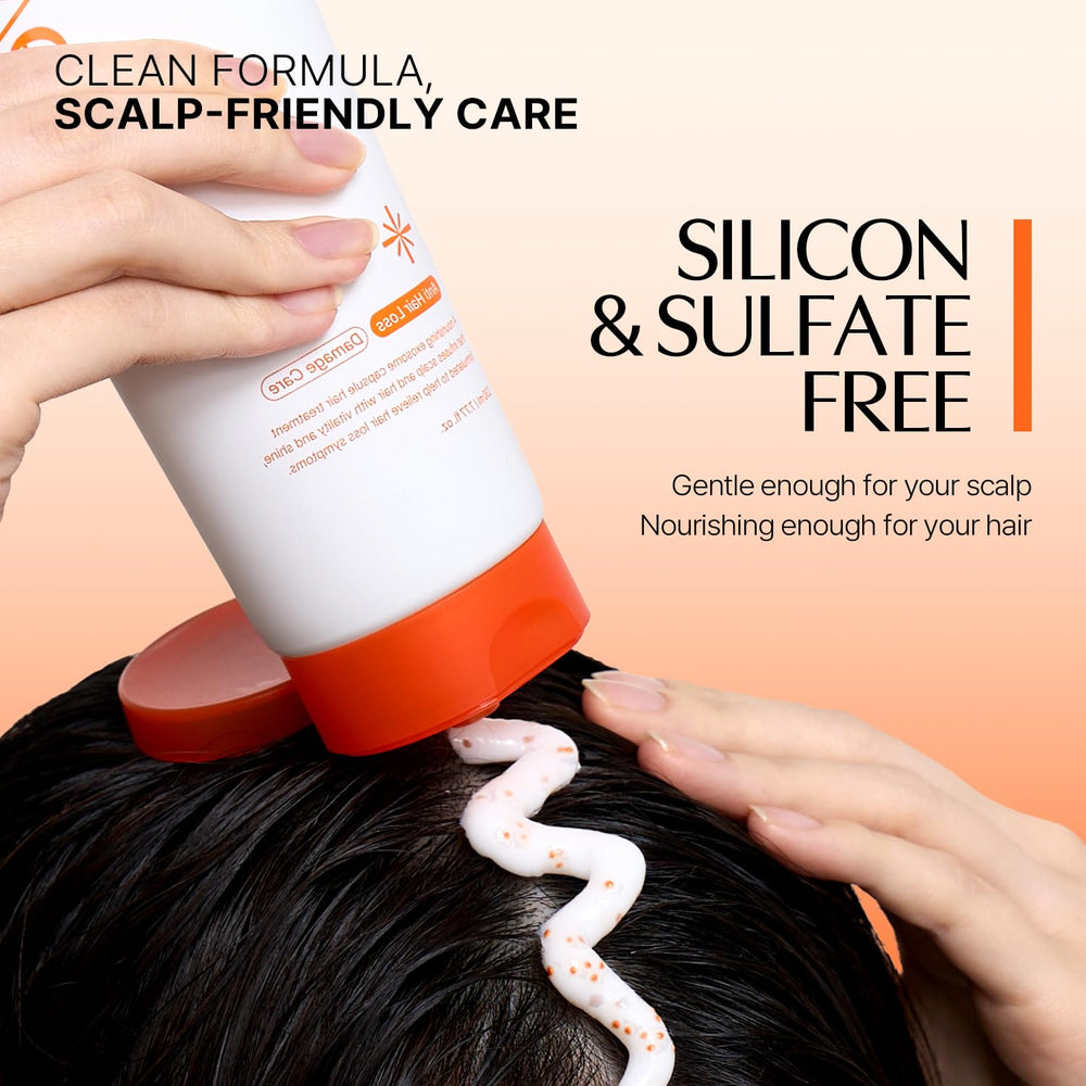 lilyeve GROWTURN on wet hair showing glossy, soft finish after use