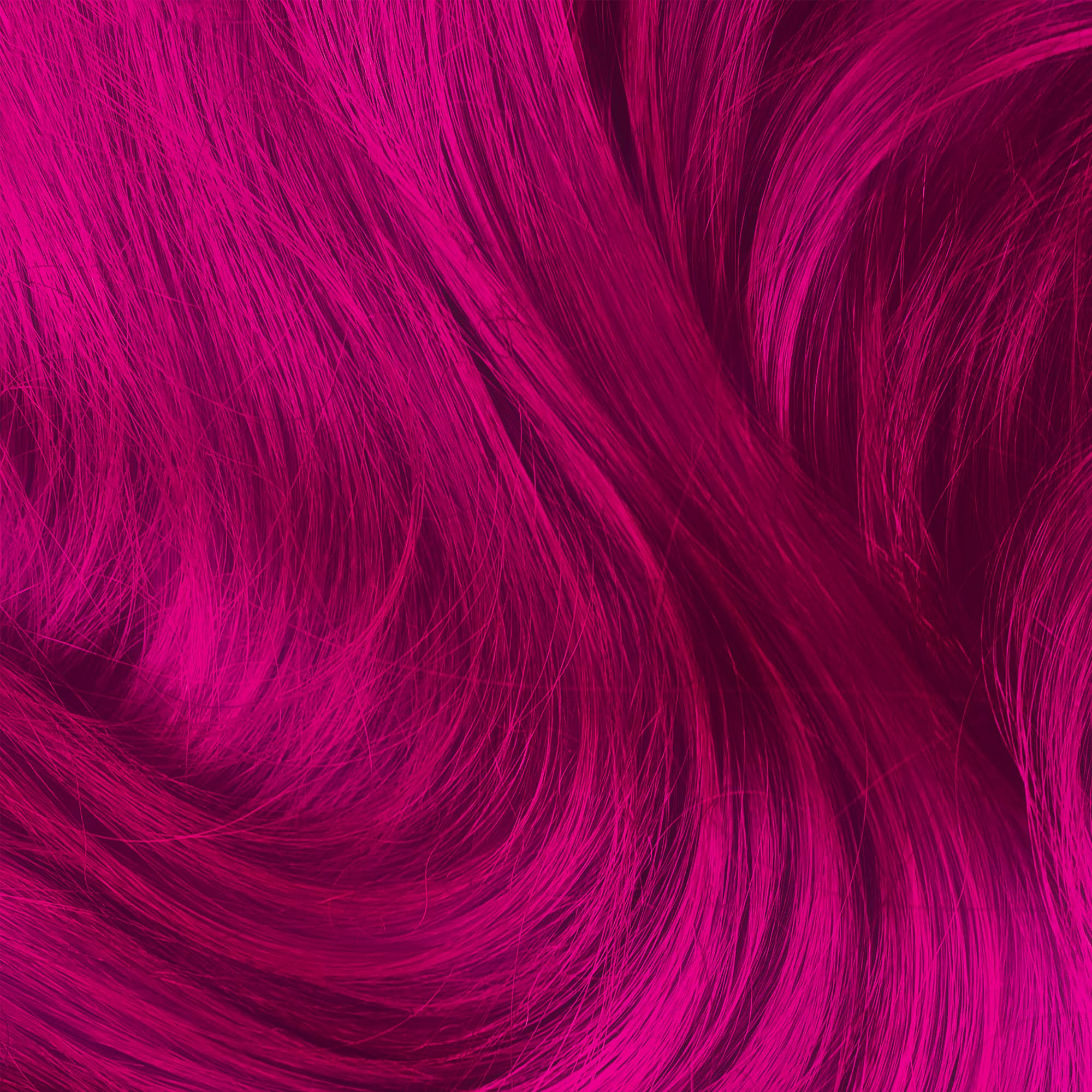 Lime Crime short haircut dyed Chocolate Cherry illustrating bold burgundy tone