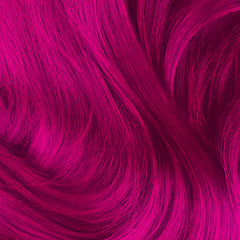 Lime Crime short haircut dyed Chocolate Cherry illustrating bold burgundy tone