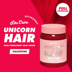 Lime Crime Valentine cap and label detail highlighting clear instructions benefit