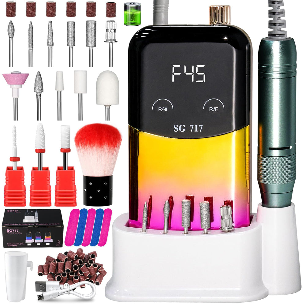 LimeGirl front view kit showing complete drill set and accessories benefits portability