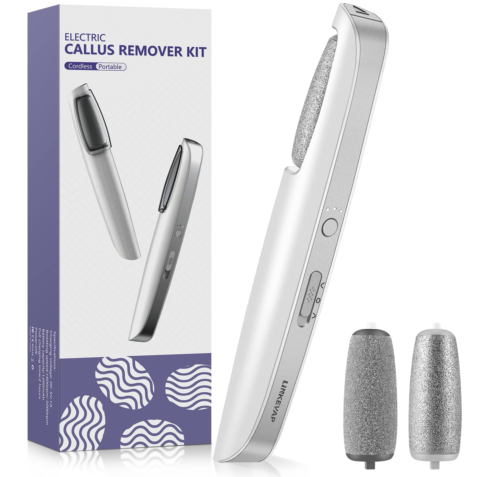 LINKEVAP front view showing wand and benefits of ergonomic control