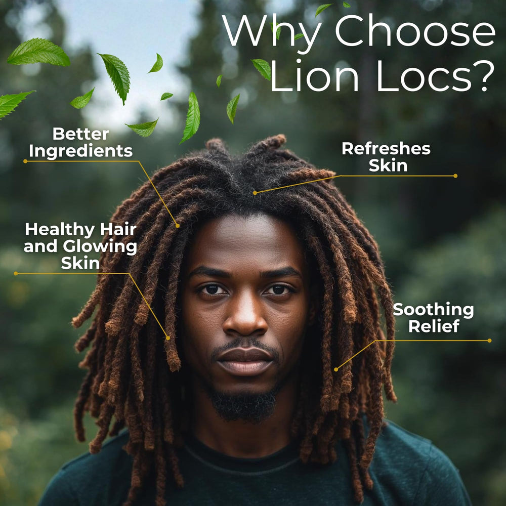 Lion Locs rose petals and water representing natural soothing hydration