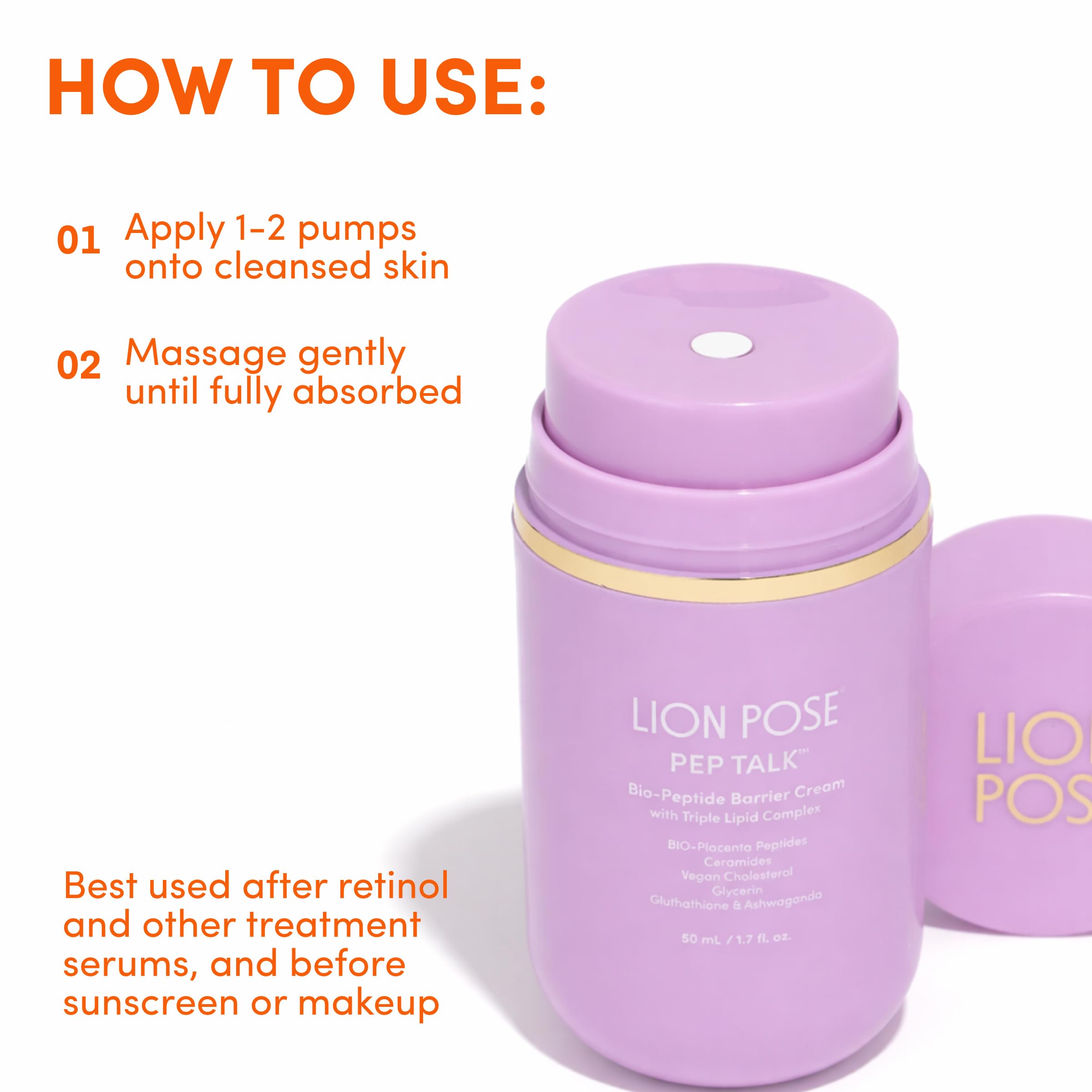LION POSE under makeup demo illustrating smooth layering for foundation