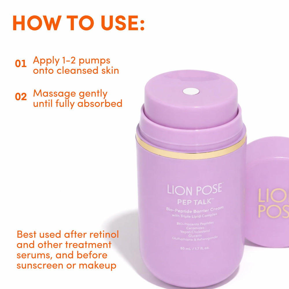 LION POSE under makeup demo illustrating smooth layering for foundation