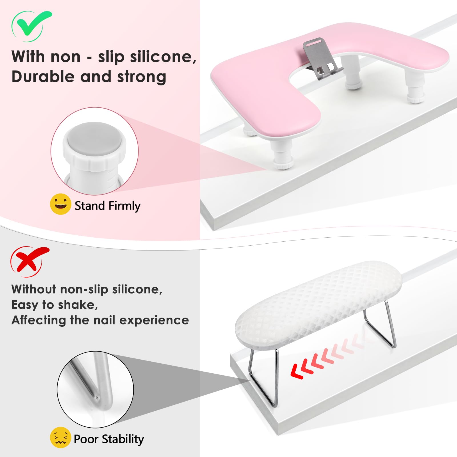 LIONVISON adjustable height mechanism enabling precise ergonomics and locked stability