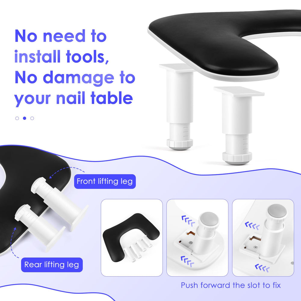 LIONVISON underside non-slip pad preventing movement and protecting tables