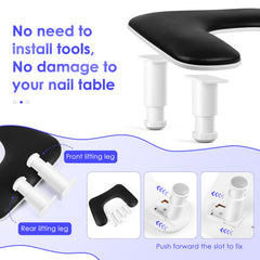LIONVISON underside non-slip pad preventing movement and protecting tables