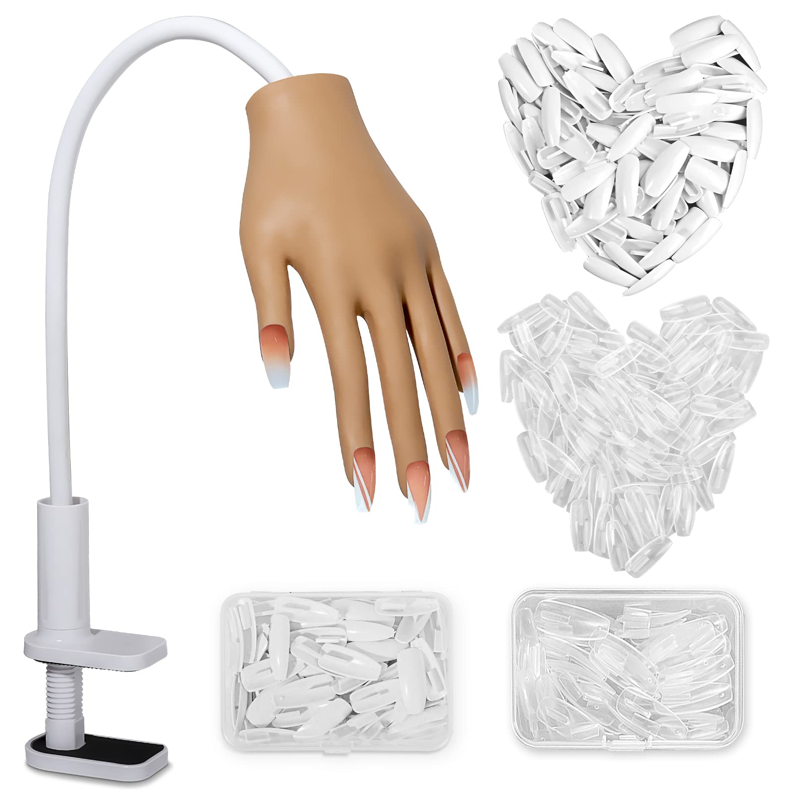 LIONVISON front view of silicone practice hand showing realistic shape and skin texture for training