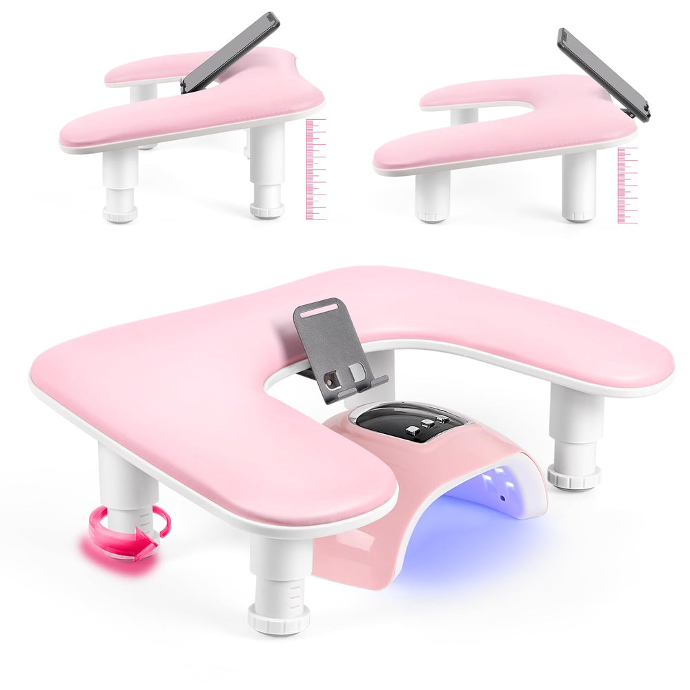 LIONVISON front view showing U-shaped arm rest and ergonomic design for steady support