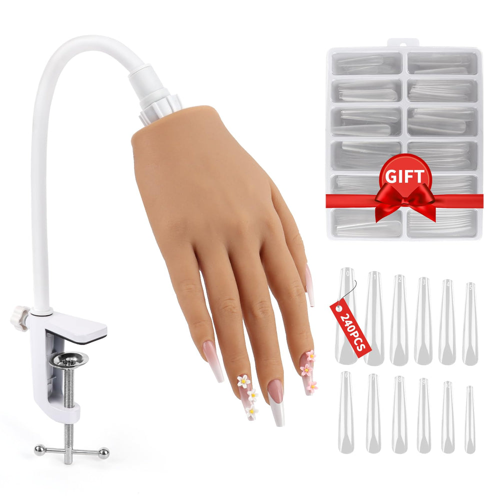 LIONVISON front view practice hand showing realistic shape and scale benefit