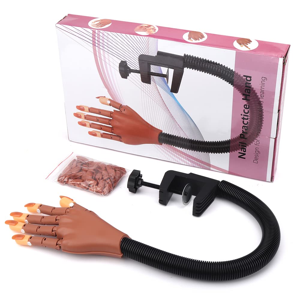 LIONVISON practice hand front view showing realistic fingers and stable base
