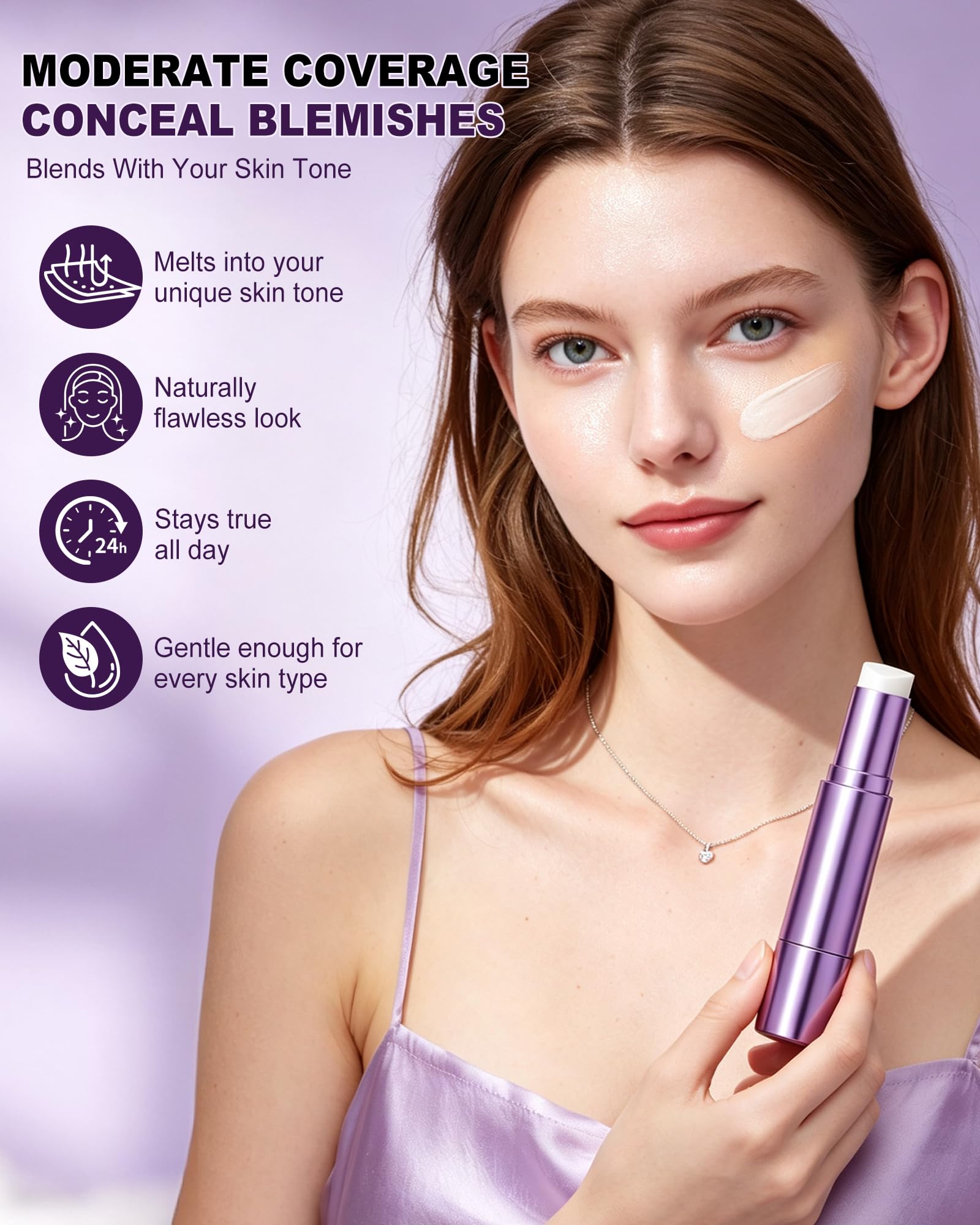 LiovBnik before and after on deep skin illustrating improved tone and coverage