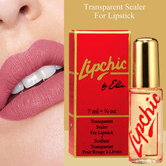 Lip Chic By Ella open applicator tip showing wand for precise application and easy control