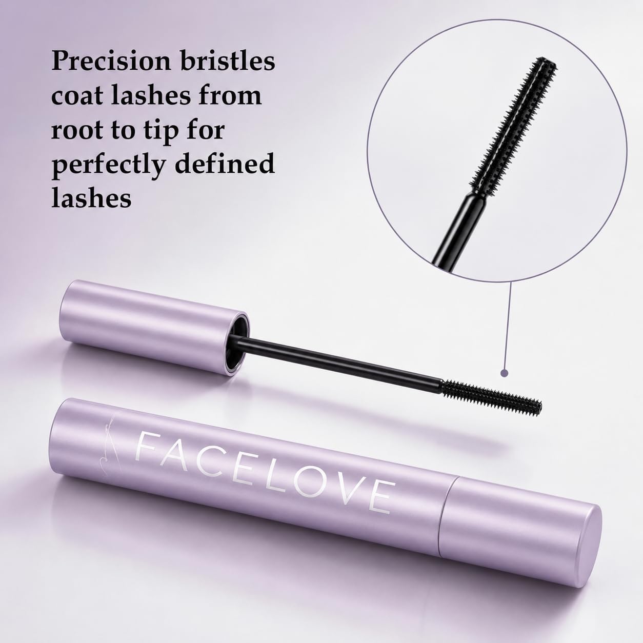 Lipifil before and after lashes comparison demonstrating fuller, longer appearance