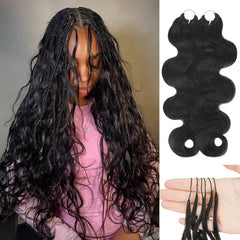 Liqusee front packaging showing natural black bundles and product benefits
