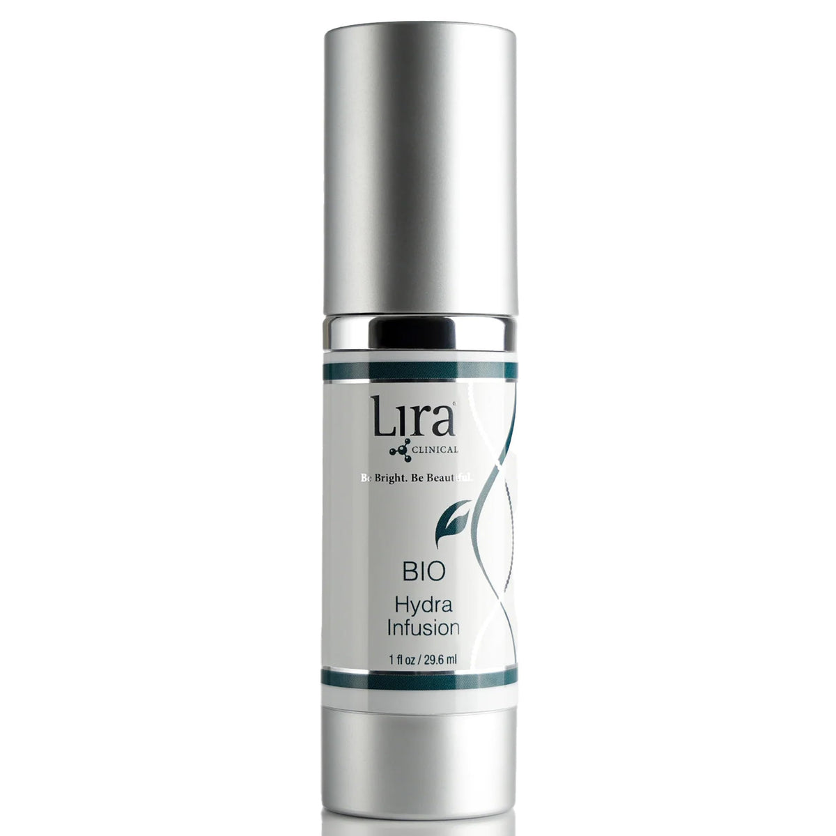 Lira Clinical front packaging showing travel 1oz serum and benefits