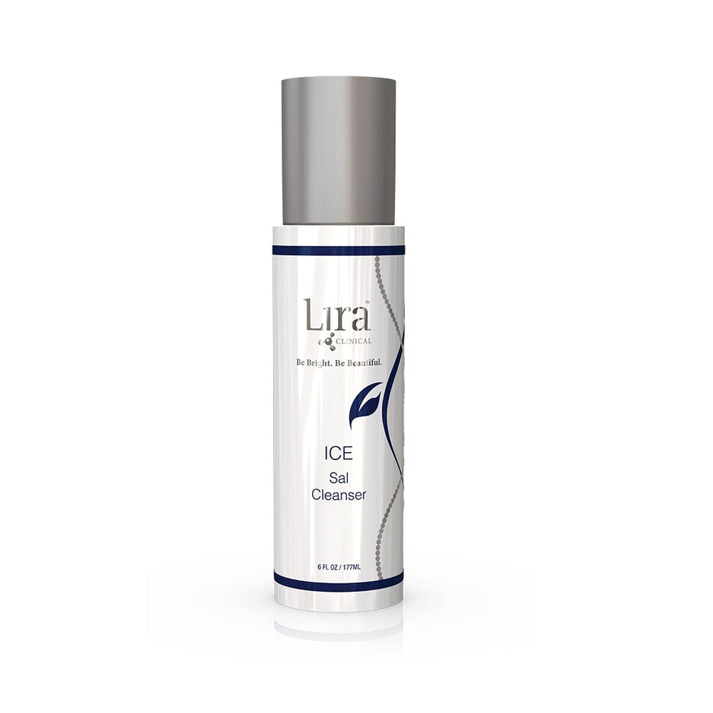 Lira Clinical front tube showing clean travel-size packaging and clarity benefit