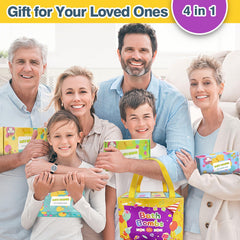 Lisotera four inner boxes inside handbag demonstrating organized gift storage and variety