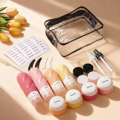 LitBear silicone travel bottles close-up showing soft squeezable design benefit