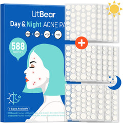 LitBear front packaging showing 588 dots and day/night set for convenience