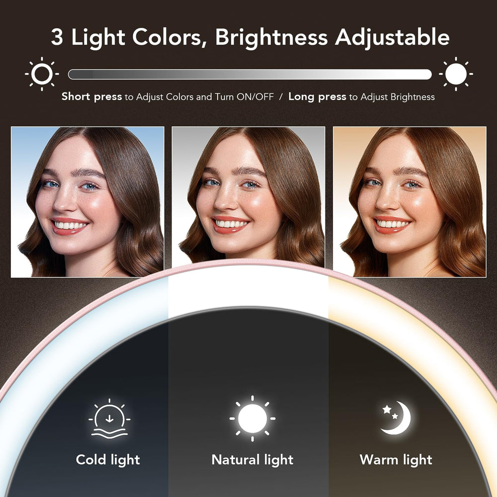 LitBear touch controls closeup showing easy dimming and color selection benefit