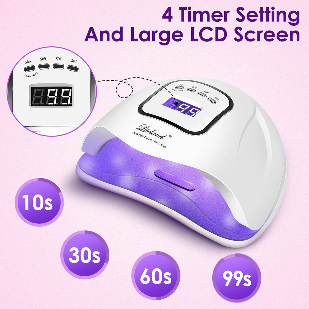 Liteland detachable base close-up showing easy removal for pedicures and cleaning benefits