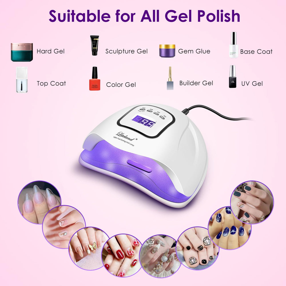 Liteland infrared sensor activating as hand is placed inside for hands-free curing convenience
