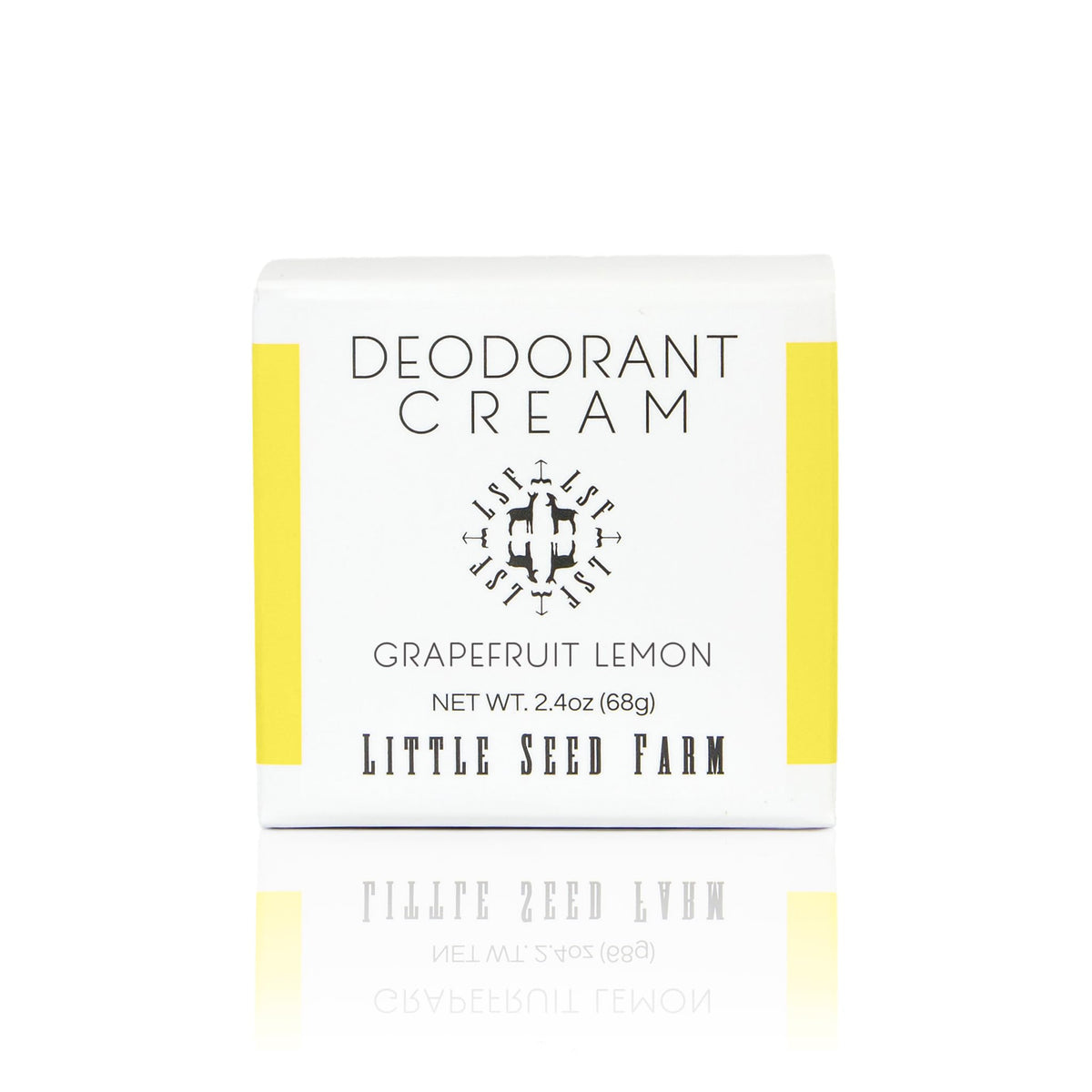 Little Seed Farm jar front view showing grapefruit lemon label and natural benefit
