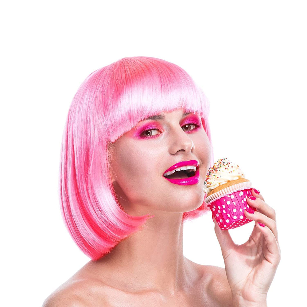 LIULIUBTY women wearing wigs at a neon party highlighting standout group photo appeal