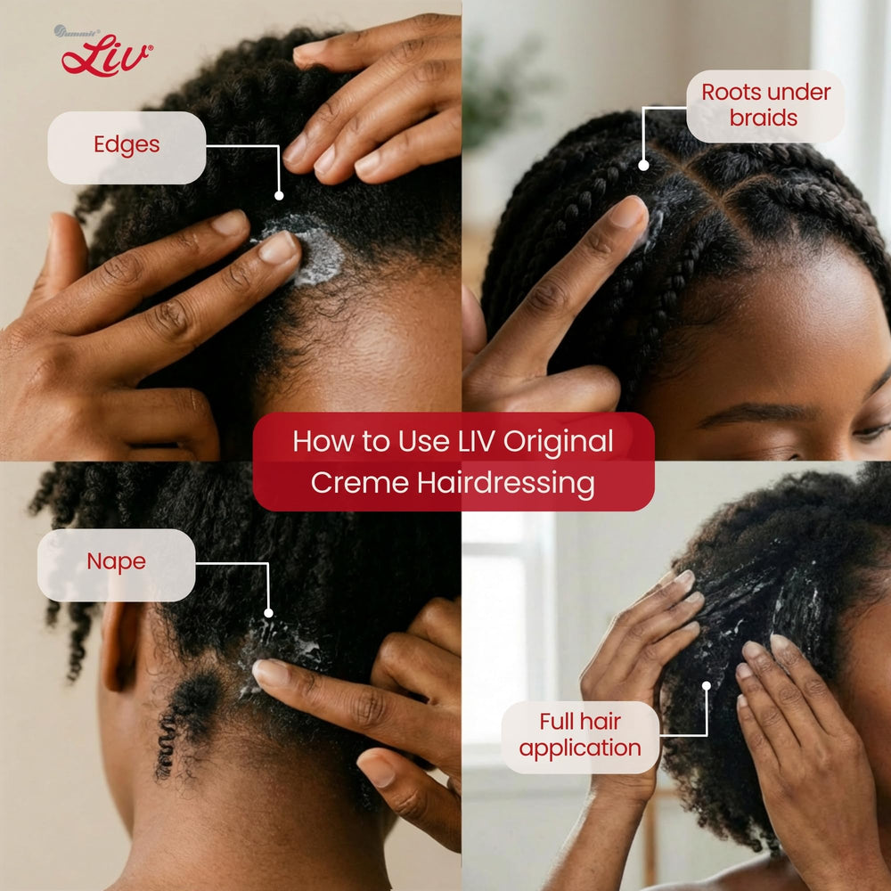 LIV Summit Creme applied to wet hair demonstrating conditioning action