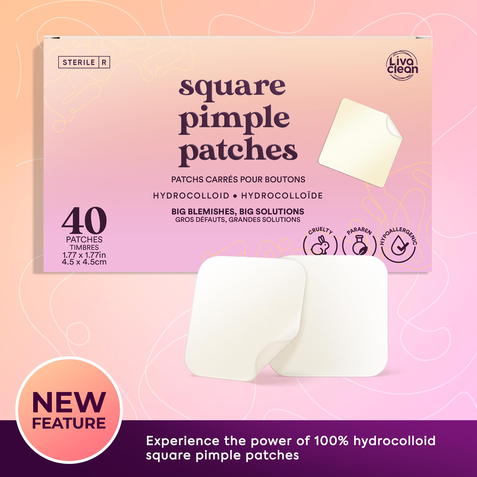 LivaClean trimmed patch demonstration for custom sizing and fit