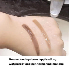 Livalur before and after brows comparison showing balanced symmetrical result