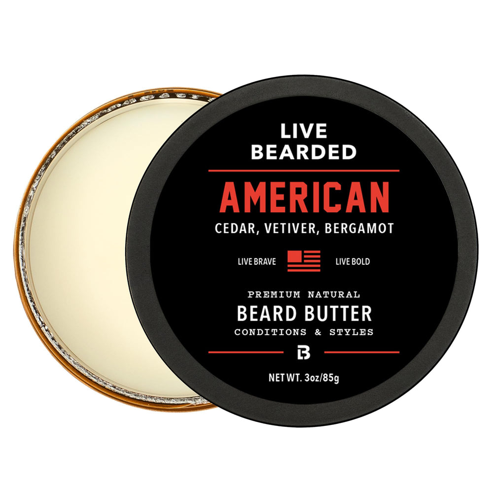 Live Bearded front jar showing packaging and 3 fl oz size benefit of clear labeling