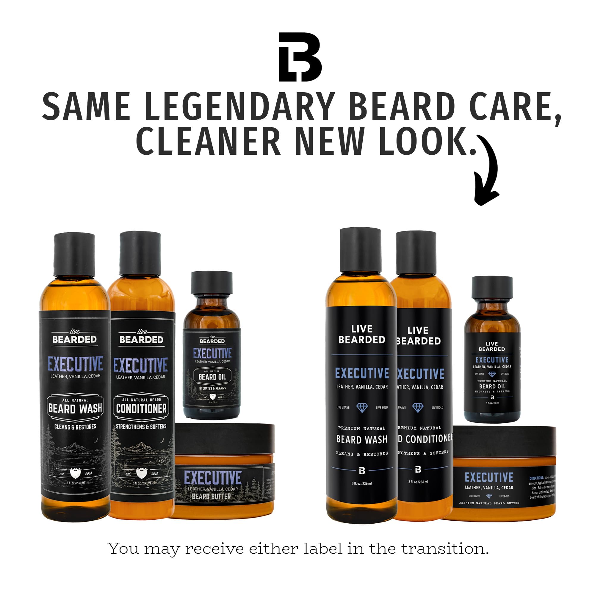 Live Bearded beard wash pump closeup demonstrating easy dispensing and gentle cleanse