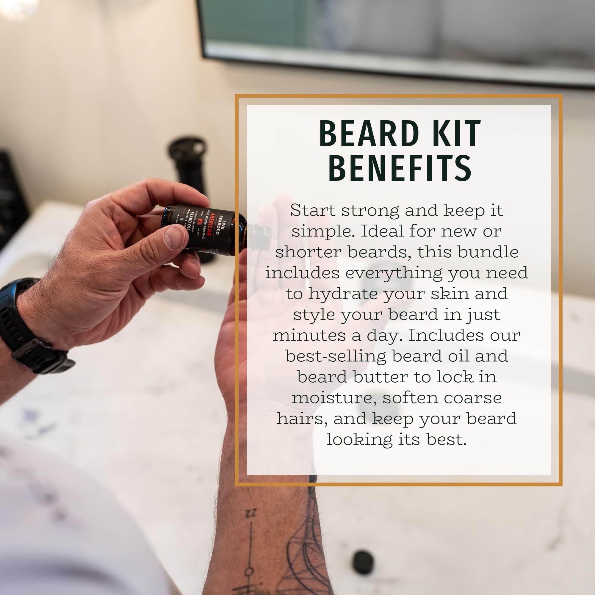 Live Bearded butter jar open to show creamy texture and conditioning benefit
