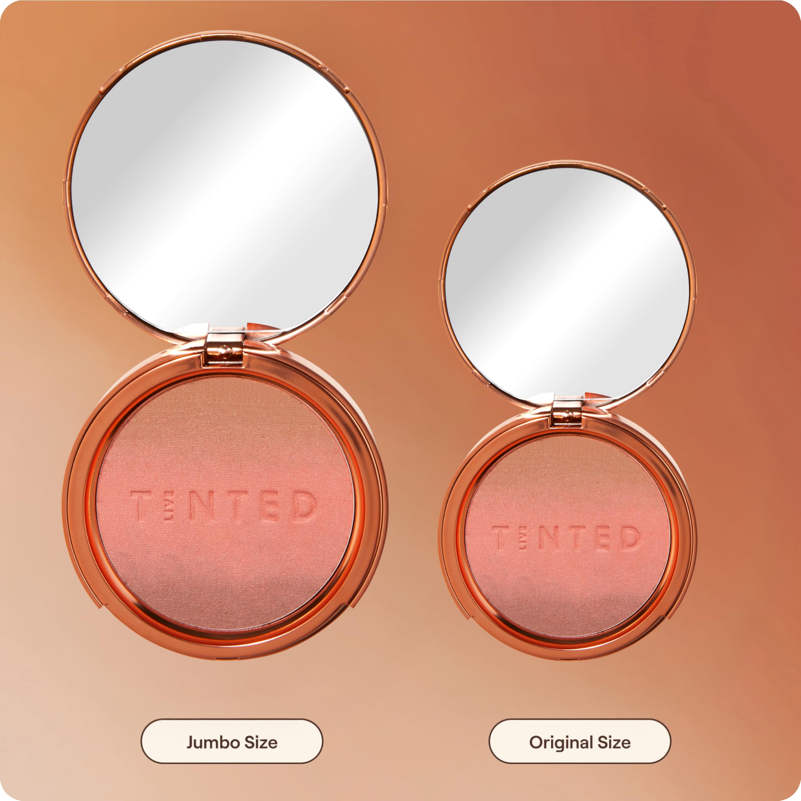Live Tinted bronzer used in warm lifestyle setting for natural sunlit radiance